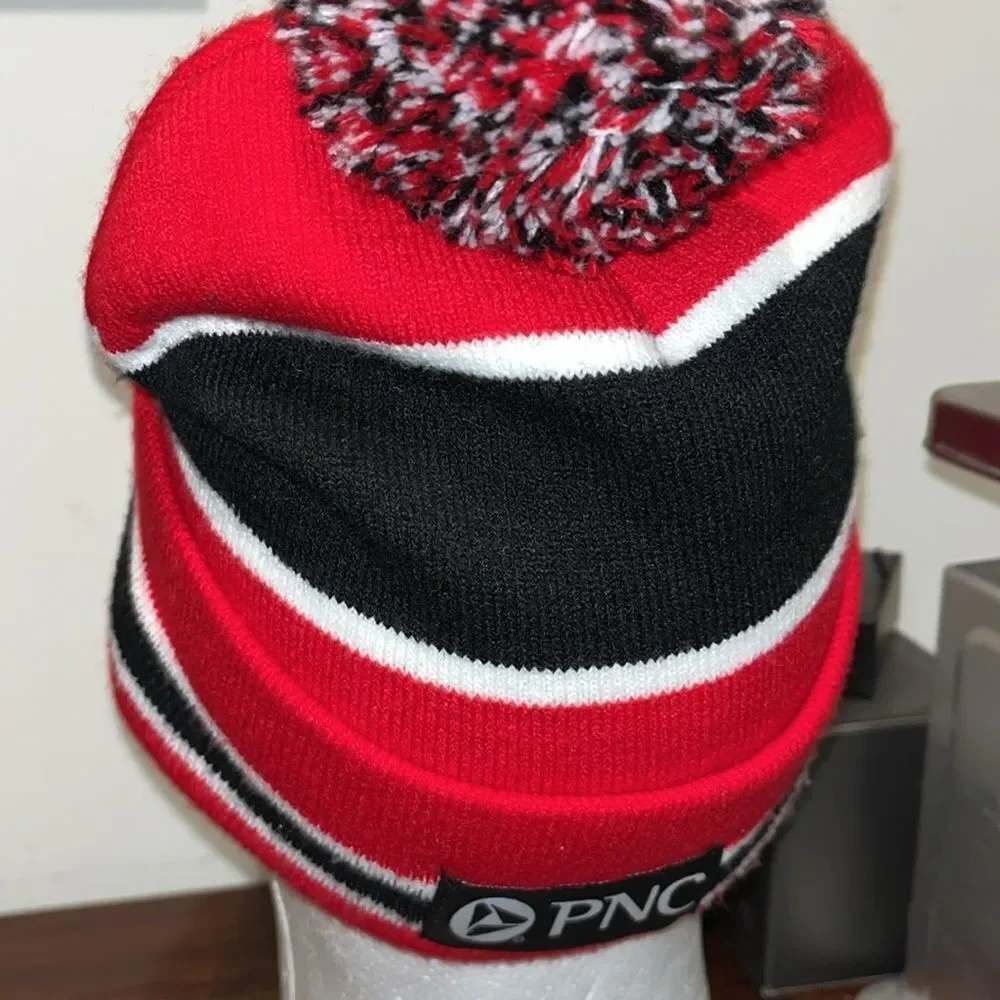 Carolina Hurricanes Canes NHL PNC Eye Pom knit beanie ski snowboard hat cap